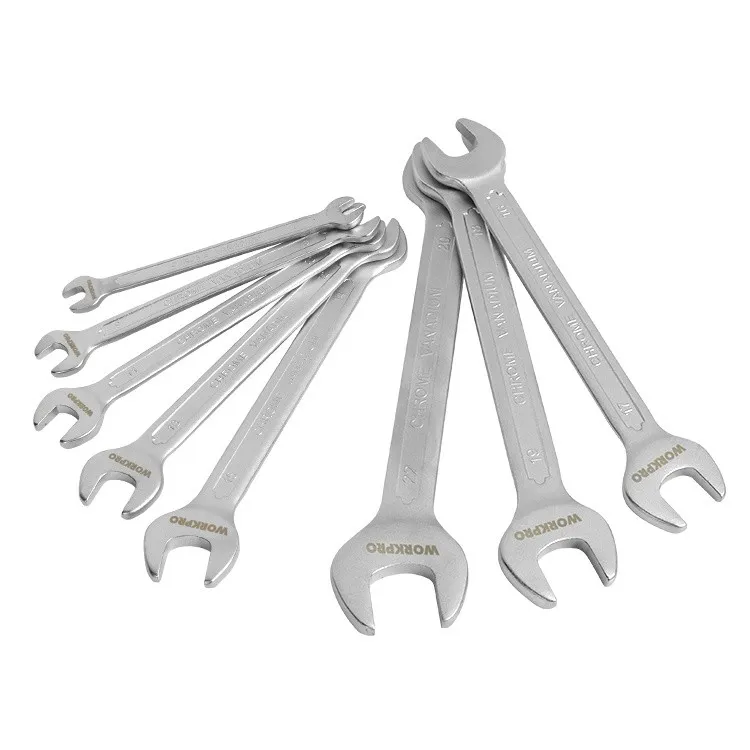 WORKPRO 8PC DOUBLE OPEN WRENCH SET